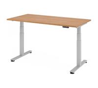 XDSM 16 S | Bureau - 160 x 80 Noyer réglable en hauteur électriquement