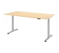 XDSM 2E S | Bureau 200 x 100 réglable en hauteur électriquement Érable
