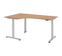 XDSM 82 S | Bureau - 200 x 120 Noyer réglable en hauteur électriquement