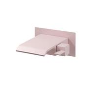 XDSMB Robinet Salle de Bain Mural Monocommande Mitigeur Eau Froide Lave Main en Laiton,rose