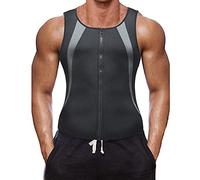XDSP Débardeur Sauna Gilet Veste Sueur Absorbe pour Perdre du Poids Shapewear, brûle Les Graisses pour Perdre du Poids Minceur Body Shaper, Musculation Gym Running Gilet Sport