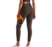 XDSP Legging Polaire Femme,Legging de Sport de Compression Femme Yoga Long Slim Fit Fitness Pantalon de Sport Opaque Scrunch Butt Yoga Pantalon sans Couture Push Up Taille Haute Exercice Élastiques