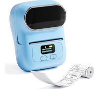 XDTKJDZ Imprimante D'étiquettes De Codes-Barres, Étiqueteuse M110, Machine De Création D'étiquettes Bluetooth Portable pour Petites Entreprises, Codes-Barres, Adresse, Logo, Vêtements, Bijoux