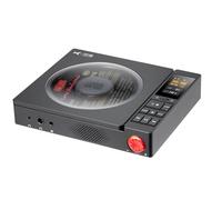 xDuoo CDM-10 Lecteur CD tubulaire portable avec écran TFT, puissance de sortie 1000 mW par canal, USB/CD-HiFi audio avec PCM32Bit/384kHz & DSD256, décodage MQA, sorties casque (3,5 mm/6,35 mm/4,4 mm)