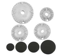 Xdyyjrasa Chapeau de brûleur de cuisinière à gaz - Ensemble Remplacement 8 pièces pour la Plupart des Tables Cuisson