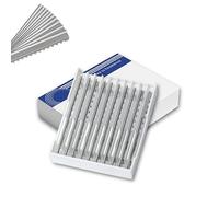 XE Lot de 10 Lames de Rasoir en Acier inoxydable pour Coiffeur - Bords Texturisants Idéaux pour les Rasoirs à Effiler