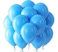 XEANCO Lot de 50 beaux ballons en latex de 25,4 cm - Ballons de fête, de mariage pour la décoration de vos belles fêtes, anniversaires (bleu) XB-1