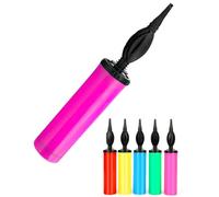 XEANCO Pompe à ballons, gonfleur manuel, pompe à ballon pour arche de ballons, ballons de confettis, guirlande de ballons, pompe à ballon adaptée pour les ballons de fitness et de yoga (bleu)