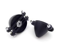 XEBRAD 1 pièces en Plastique hélice Pliante Spinner Support d'hélice plié 3.17mm 4mm 5mm Arbre RC Avion Glisse Avion Hélice de Bateau Hors-Bord(D51mmxH40mmxd5.0mm)