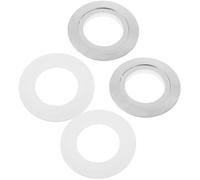 XEBRAD 2 ensembles de plaques conversion boutons toilettes à | pour double chasse, installation facile, pièces mise niveau poussées sécuriser
