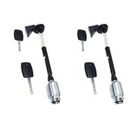 XEBRAD 2X ensemble de verrouillage déverrouillage capot voiture avec 4X clés 4M5AA16B970AB, for Ford, for Focus, II Mk2 2004-2012 Serrure De Capot Ford Focus