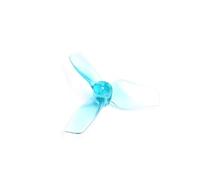 XEBRAD 4 Paires de Micro-hélices à 3 pales, Arbre de 1mm, for Drones RC FPV Racing Freestyle Micro FPV Tinywhoop 31MMX3 1.2 Pouces Hélice de Drone(4Pairs Blue)