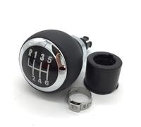 XEBRAD 5 6 vitesses pommeau de levier de vitesse manette de vitesse guêtre couvercle de démarrage, for pour VW, for Passat, B6 2005-2011 manuel Cache-soufflet de levier de vitesse(BLACK 6 Speed Knob)