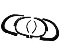 XÉBRAD 6 pièces/ensemble garde-boue évasés de passage de roue noir mat de voiture, for NISSAN, X-TRAIL T32 Rogue 2017 2018 2019 2020 Couverture de garniture de passage de roue de voiture