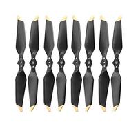 XEBRAD 8pcs 8331 Hélice à faible bruit, for DJI, for Mavic PRO Platinum Drone Réduction du Lame Prop Pièces de rechange Accessoires Pale d'hélice de drone(Gold)