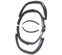 XÉBRAD Accessoires de sourcil de roue d'évasements d'aile de passage de roue de voiture, for Toyota, fortuner 2015 2016 2017 2018 2019 Couverture de garniture de passage de roue de voiture