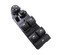 XEBRAD Accessoires de voiture Lève-vitre conducteur 61313414354 61313414355 Unité de commande de commutateur de rétroviseur, for BMW, E83 X3 2004-2010 Interrupteur de vitre de voiture(Schwarz)