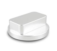 XEBRAD Adaptateur de coussin cric levage voiture, for BMW, for MINI, E46 E90 E60 E36 E87 F10 F30, bloc Support sol, accessoires en aluminium Tapis de protection pour cric de voiture(Silver)