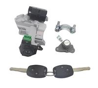 XEBRAD AL151 ensemble complet de serrures interrupteur d'allumage serrure porte baril TRANS 2 clés avec 48 puces for FIT 05-06 Cylindre de verrouillage du commutateur d'allumage de voiture