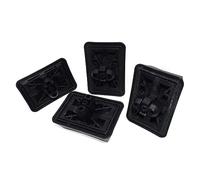 XEBRAD Bloc de levage prise Support Point cric, for BMW E46 E63 E64 E65 E85 E86 X5 E53 X3 E89 Z4 51718268885 Tapis de protection pour cric de voiture(4 Pcs)