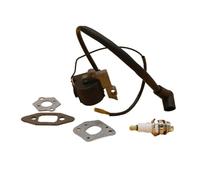 XEBRAD Bobine d'allumage magnéto carburateur joints d'admission pièces de rechange de tronçonneuse à essence, for Partner, 350 351 370 371 390 420 440 Kit carburateur 2 temps