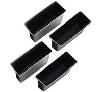 XEBRAD Boîtes de rangement pour poignées porte pour avant et arrière, pour Golf 8 2020 2025, matériau Abs, installation directe, organisateur boîte de rangement pour poignée de porte de voiture