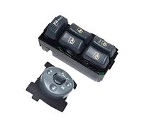 XEBRAD Bouton de commande de rétroviseur électrique principal côté conducteur gauche, for GMC, for Chevrolet, for Cadillac, for Isuzu, camion OE 15009690 15151360 Interrupteur de vitre de voiture