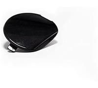 XEBRAD Cache-œillet de remorquage, for pare-choc avant voiture, for Mazda 3 Axela 2014 2015 2016 (taille : noir) Cache-crochet de remorquage