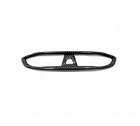XEBRAD Cadre décoratif de sortie d'air conditionné central de voiture, for Hyundai, Santa Fe 2019 2020 en fibre de carbone Bande de garniture pour grille d'aération de voiture(Carbon Fiber)