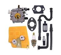 XEBRAD Carburateur avec filtre à Air, Kit de mise au point de remplacement for tronçonneuses 024 026 MS240 MS260, for Walbro, WT-194 Kit carburateur 2 temps