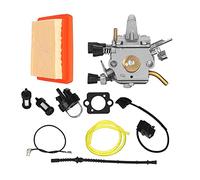 XEBRAD Carburateur filtre à Air Kit de tuyau de carburant tondeuse débroussailleuses FS120 FS200 FS250 FS250R FS350 Kit carburateur 2 temps
