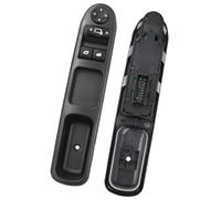 XÉBRAD Commutateur de commande fenêtre, pour Peugeot 207 307 407, pour Citroën, pour C3, pour C4 Picasso puissance électrique 6554Kt 6554Qc 6490Eh Commutateur de vitre électrique(BLACK 6554QC LHD)
