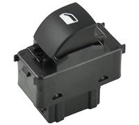 XÉBRAD Commutateur de fenêtre électrique, pour Citroën, pour C3 Picasso 2010-2013 2016 Bouton régulateur commande lève-vitre passager Lumière orange Commutateur de vitre électrique(BLACK No Panel)