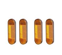 XEBRAD Coque de protection de couverture de roue, 4 pièces, for Xiaomi, 4 Mi 4 M365 Pro, Tube réfléchissant, autocollant réflecteur de lumière, accessoires de Scooter électrique Coque réflectrice pour