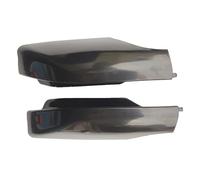 XEBRAD Coque d'extrémité de Rail de galerie de toit, for NISSAN, for Qashqai, 2008 - 2015, couverture de Protection en plastique for barre de bagages de toit avant et arrière, 4 pièces/ensemble Galeri