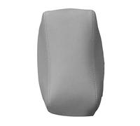 XEBRAD Couvercle de boîte commande d'accoudoir central voiture, garniture d'autocollant intérieur en cuir microfibre, for NISSAN, Altima 2007 2008 2009 2010 2011 2012 Housse d'accoudoir(Grey)