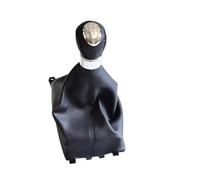 XEBRAD Couvercle de levier de levier de vitesse 5 6 vitesses, for Mazda6 2002-2007 guêtre de botte en cuir style de voiture manuel de handball Cache-soufflet de levier de vitesse(BLACK 5 Speed-Boot)