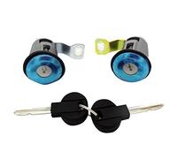 XEBRAD Cylindre de Serrure de Porte Gauche Droite avec 2 clés, for citroën, BERLINGO XSARA Picasso, for Partner, 9170G3 252522 Cylindre de Serrure de Porte de Voiture