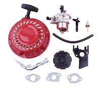 XEBRAD Démarreur de rembobinage à recul carburateur Carb tondeuse gazon régulateur bras levier starter tige for GX160 GX200 5.5HP 6. GX 160 200 16100-ZH8-W51 Démarreur à rappel