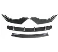 XEBRAD Diffuseur de Pare-Choc Avant for BMW X3 X4 G01 G02 2018-2021, Protection de Pare-Choc Avant (Aspect Fibre de Carbone) Lame de Pare-Chocs Avant(Black Carbon Fiber Look)