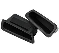 XEBRAD Ensemble de boîtes rangement d'accoudoir poignée porte 2 pièces, pour 2010-2017 conteneurs d'organisation intérieur voiture en plastique Abs boîte de rangement pour poignée de porte de voiture