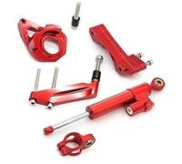 XEBRAD Ensemble de supports d'amortisseur direction, GSXR1000 GSX-R 1000 2003-2006, support montage d'amortisseurs directionnels stabilisateur CNC Unité de contrôle de conduite pour moto(BLACK 14)