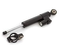 XEBRAD Ensemble de supports d'amortisseur direction, GSXR1000 GSX-R 1000 2003-2006, support montage d'amortisseurs directionnels stabilisateur CNC Unité de contrôle de conduite pour moto(BLACK 2)