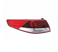 XEBRAD Feu arrière LED extérieur gauche/droite, clignotant, feu antibrouillard arrière, for Kia, K5 Optima 2016 2017 2018 Feu arrière de voiture(Black NO LED LEFT SIDE)