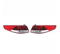 XEBRAD Feu arrière LED extérieur gauche/droite, clignotant, feu antibrouillard arrière, for Kia, K5 Optima 2016 2017 2018 Feu arrière de voiture(Black NO LED LEFT AND RH)