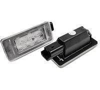 XEBRAD Feu de plaque d'immatriculation 12 V, for Peugeot, 207 CC 2007-up 308 MK2 2015-up 2008 208 2012-2016 Ensemble d'éclairage blanc Unité d'éclairage de plaque d'immatriculation de v