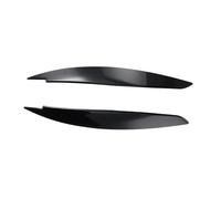 XEBRAD For E81 08-2012 3 portes, for E87 04-2011 5 portes, for Série 1, sourcils, couvercles de paupières, 2 pièces, accessoires ABS noir Film teinté pour phares