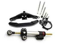 XEBRAD For Fazer, FZ1 FZ1N 2006-2015, Kit de support montage, accessoires stabilisateur d'amortisseurs réglables Unité de contrôle de conduite pour moto(BLACK 10)