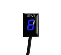 XEBRAD For, for ZX-10R ZX-14 ZZR1400 ZZR 1400 10R 14 ZX10R Accessoires Moto 1-6 Affichage de Vitesse Compteur Indicateur Indicateur de rapport de moto(Blue)