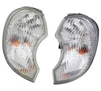 XEBRAD for Hyundai, for Terracan 2001 2002 2003 2004 2005 2006 Phare Avant d'angle Lumineux indicateur Large lumière Clignotant avec Ampoule Clignotant de Voiture(Black 1 Pair)